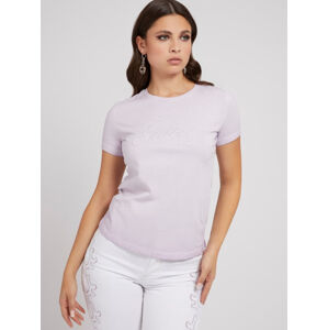 Guess dámské fialové tričko - S (G4R4)